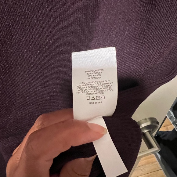 Deep Purple Express Knit Dress - Picture 4 of 5